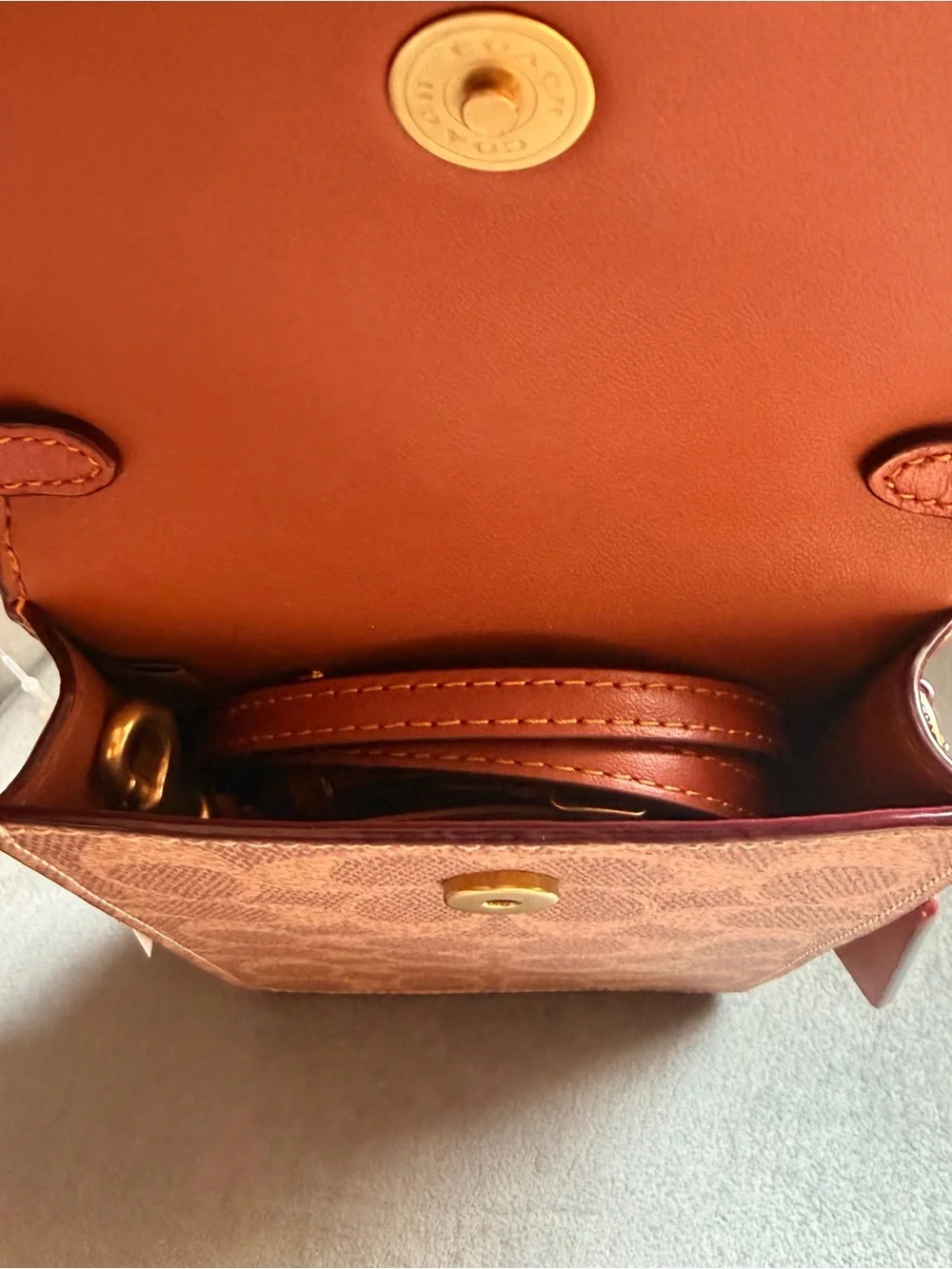 Coach phone purse